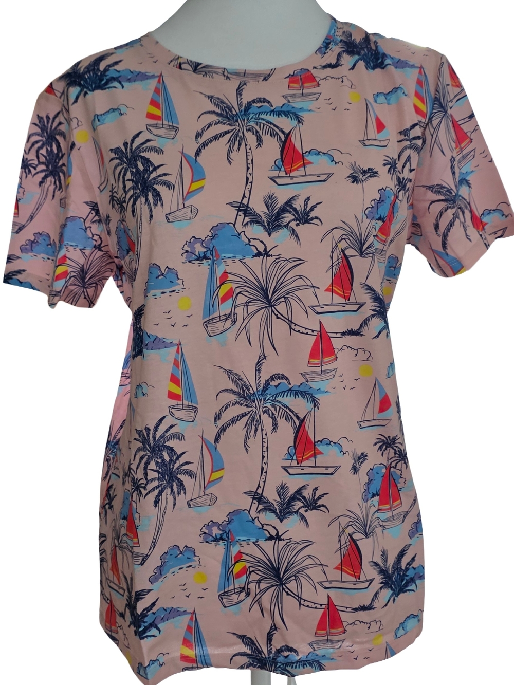 Fresh Produce Vinetage Sailboat Print Shirt